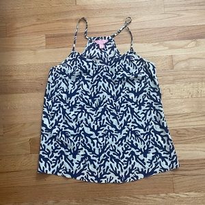 Lilly Pulitzer Sleeveless Silk Top
